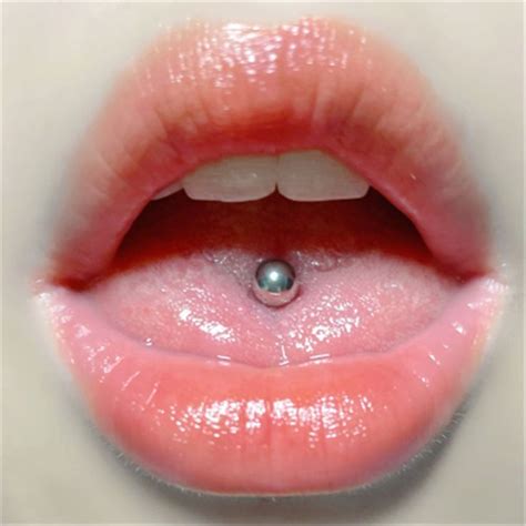 ball tongue ring|10 gauge tongue ring.